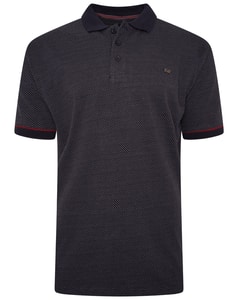KAM Premium Birdseye Jersey Polo Shirt Navy